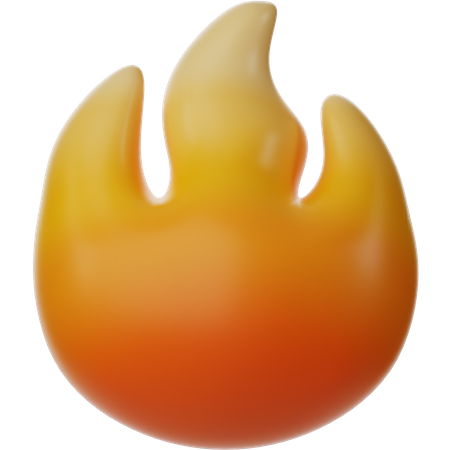 Fire  3D Icon