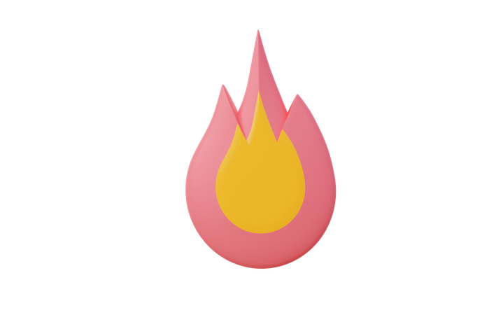 Fire  3D Icon