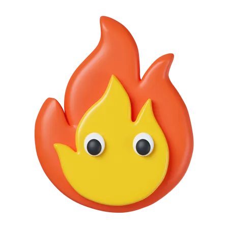 Fire  3D Icon