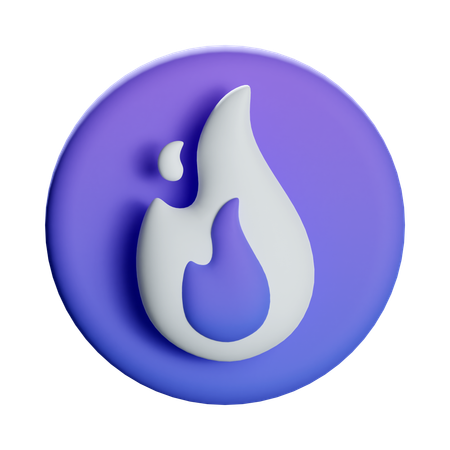 Fire  3D Icon