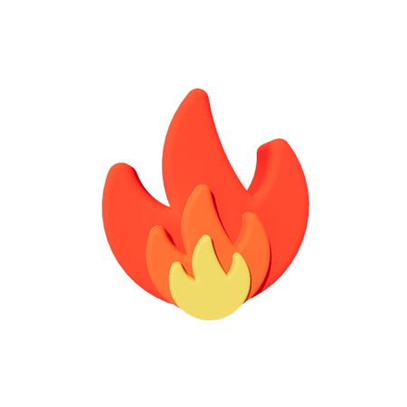 Fire  3D Icon