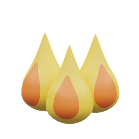 Fire  3D Illustration