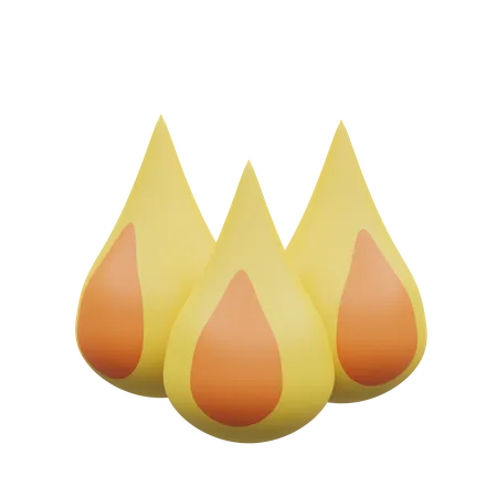 Fire  3D Illustration