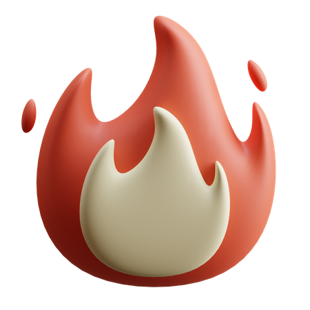 Fire 3D Illustration