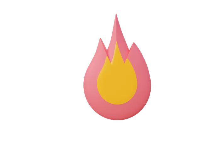 Fire 3D Icon