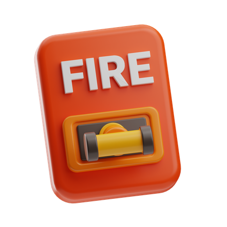 Fire Alarm  3D Icon