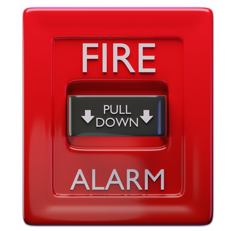 Fire Alarm  3D Icon
