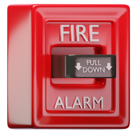 Fire Alarm  3D Icon