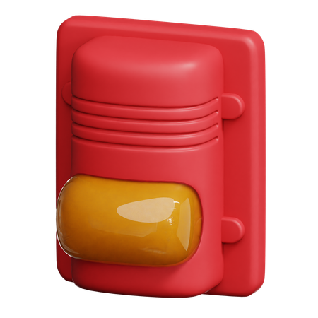 Fire Alarm  3D Icon