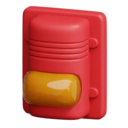 Fire Alarm  3D Icon