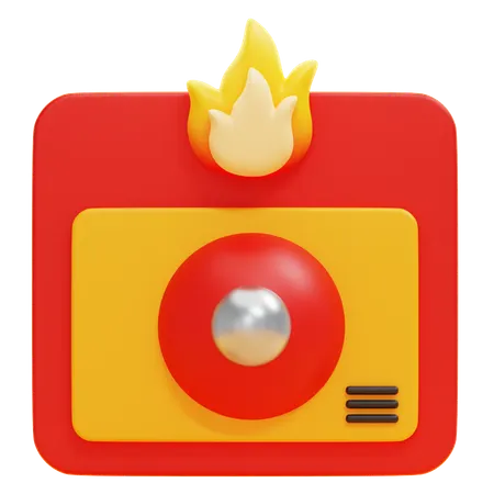 FIRE ALARM  3D Icon