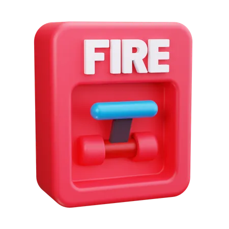 Fire Alarm  3D Icon