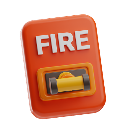 Fire Alarm  3D Icon