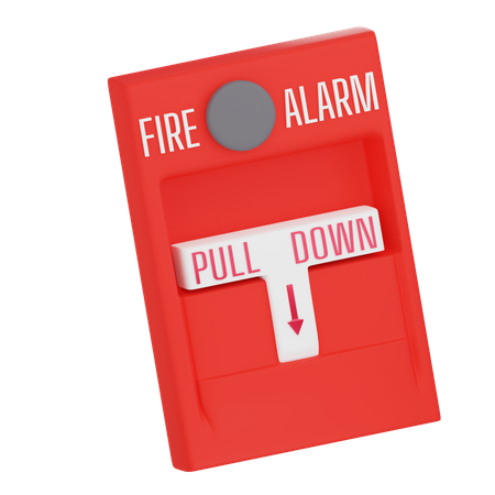 Fire Alarm  3D Icon