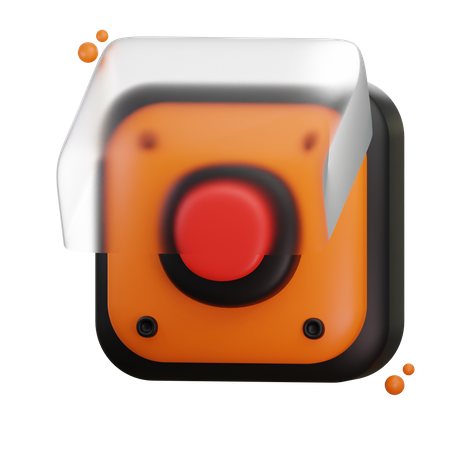 Fire Alarm  3D Icon