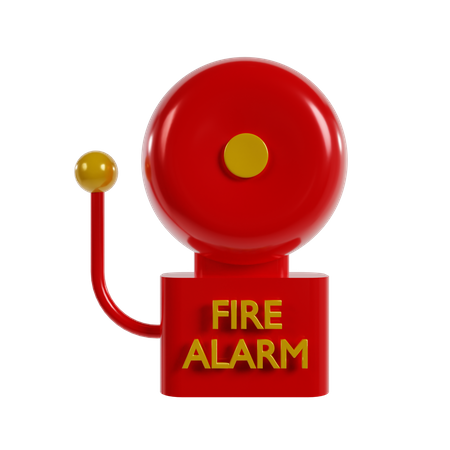 Fire Alarm  3D Icon