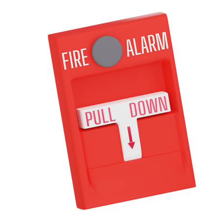 Fire Alarm  3D Icon