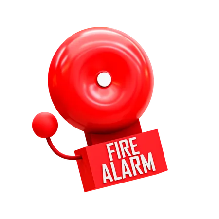 Fire Alarm  3D Illustration