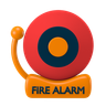 fire alarm 3d logos