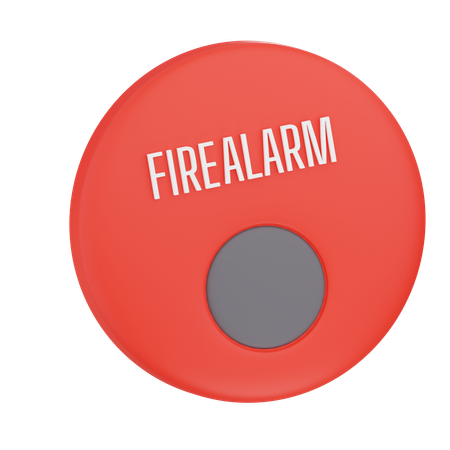Fire Alarm Button  3D Icon