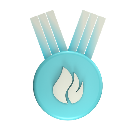 Fire Badge  3D Icon