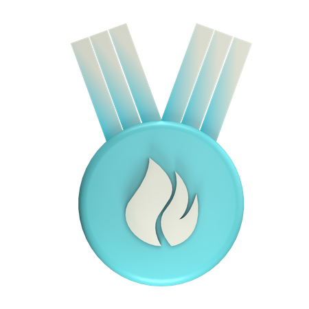 Fire Badge  3D Icon
