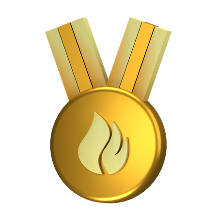 Fire Badge  3D Icon
