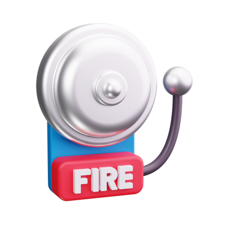 消防ベル  3D Icon