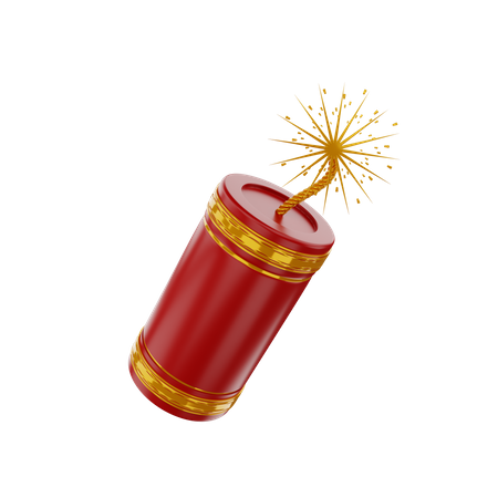 Fire Cracker  3D Icon