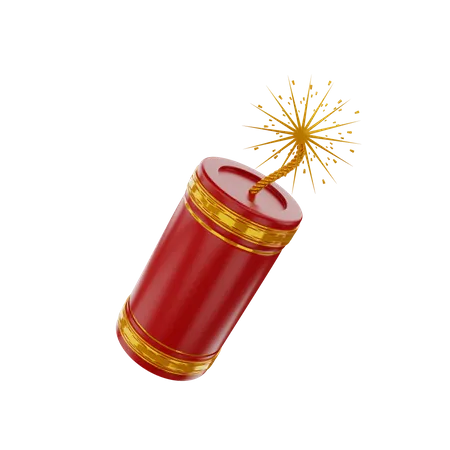 Fire Cracker  3D Icon