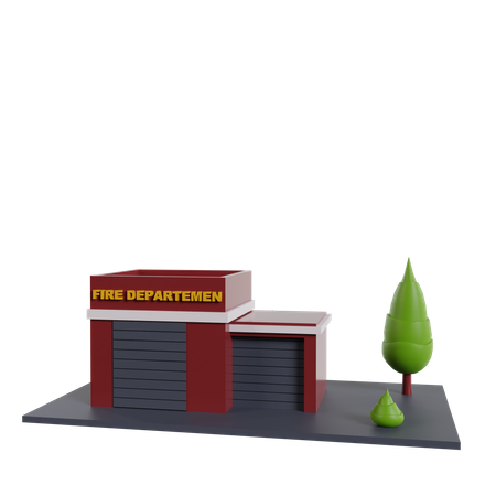 Fire Department  3D Icon