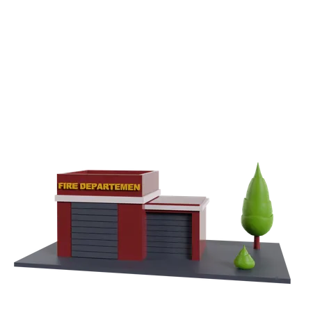 Fire Department  3D Icon