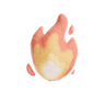 3ds of fire emoji