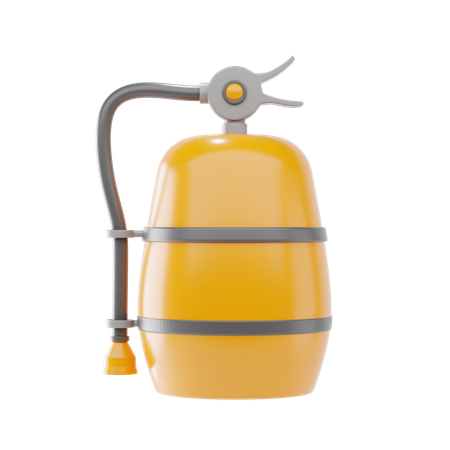 Fire Extinguisher  3D Icon