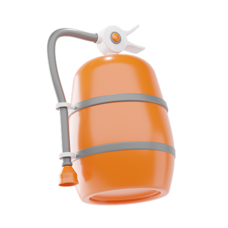 Fire Extinguisher  3D Icon