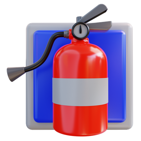 Fire Extinguisher  3D Icon