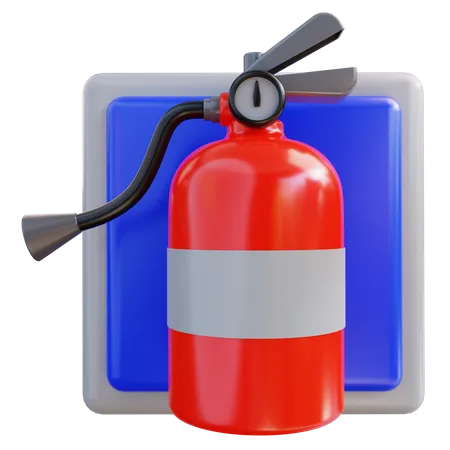 Fire Extinguisher  3D Icon