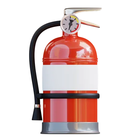 3 D Illustration Fire Extinguisher 3D Icon