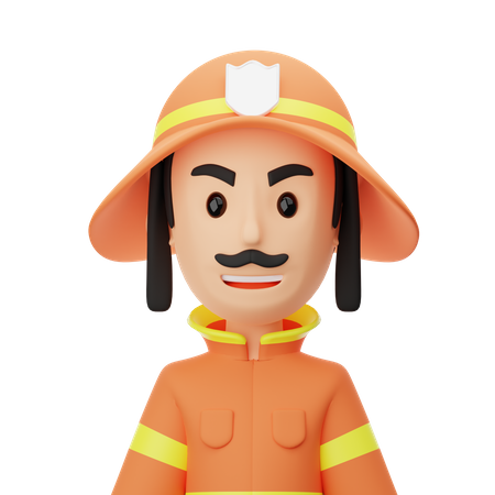 Fire Fighter  3D Icon