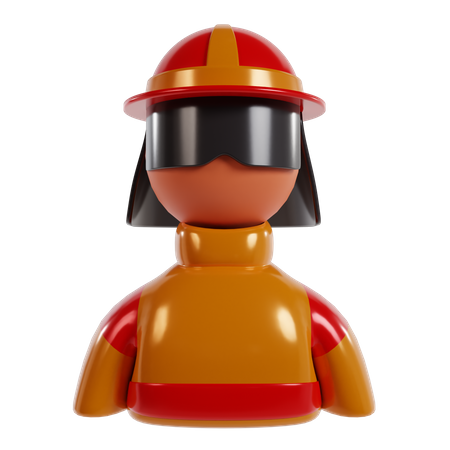 Fire Fighter  3D Icon