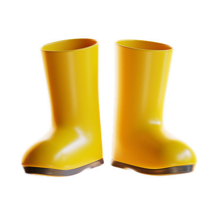 Fire fighter Boot  3D Icon