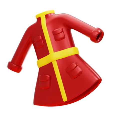 Fire Figter Uniform  3D Icon