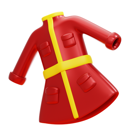Fire Figter Uniform  3D Icon
