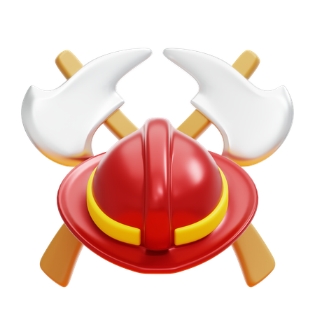 Fire Figther  3D Icon