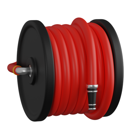 Fire hose  3D Icon