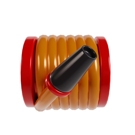 Fire Hose  3D Icon