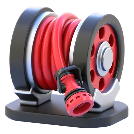 Fire Hose  3D Icon