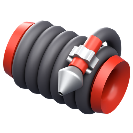 Fire Hose  3D Icon