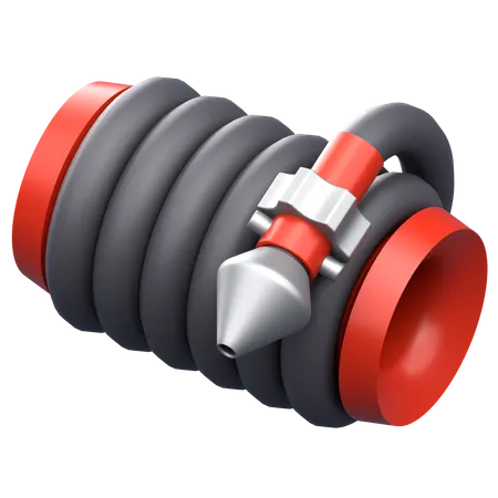 Fire Hose  3D Icon