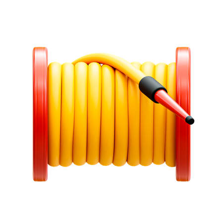 Fire Hose  3D Icon
